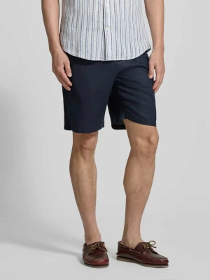 Szorty z lnu z tylnymi kieszeniami Gant