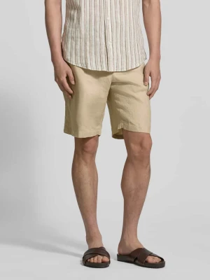 Szorty z lnu z tylnymi kieszeniami Gant