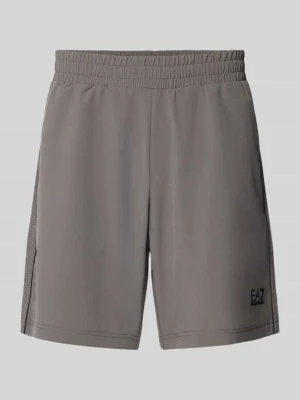Szorty z logo EA7 Emporio Armani