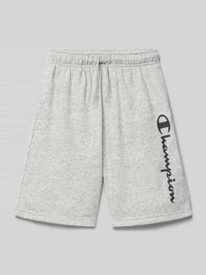 Szorty z logo i elastycznym pasem Champion