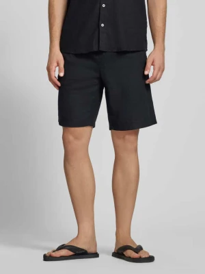 Szorty z mieszanka lnu i wiskozy model 'MALVIN' Blend