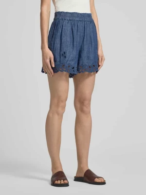 Szorty z Mieszanka lyocellu i lnu Model 'BRENDA FANCY' 0039 italy