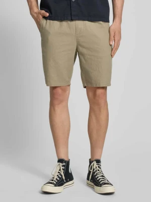 Szorty z mieszanki bawełny i lnu model ‘LINUS’ Only & Sons