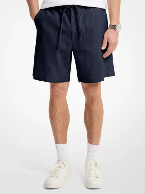 Szorty z mieszanki bawełny Michael Kors PÓŁNOC (Niebieski)