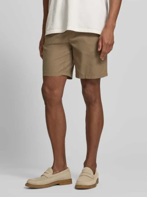 Szorty z mieszanki lnu i bawełny model ‘barton’ Matinique