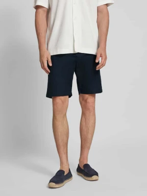 Szorty z mieszanki lnu i bawełny z kieszenią z tyłu MCNEAL