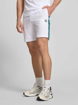 Szorty z nadrukiem logo model „GOCCIA” Sergio Tacchini