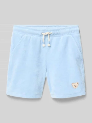 Szorty z naszytym logo Steiff