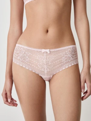 Szorty z opalizującej koronki Etam