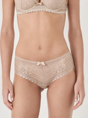 Szorty z opalizującej koronki Etam