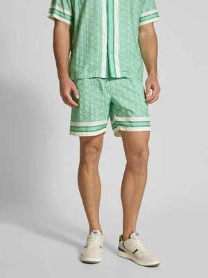 Szorty z prostą nogawką i elastycznym pasem Lacoste