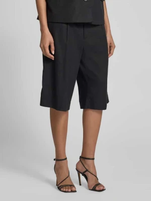 Szorty z szeroką nogawką i zakładkami w pasie model ‘izza’ Gestuz