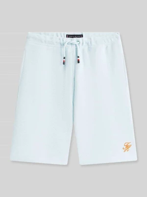 Szorty z szerokimi nogawkami z czystej bawełny Tommy Hilfiger Teens