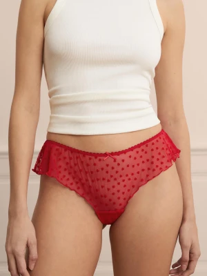 Szorty z tiulu z motywem serc Etam