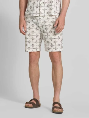 Szorty z tkaniny o kroju relaxed fit z bawełny s.Oliver Biały