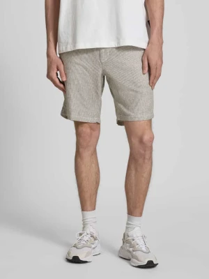 Szorty z tunelem model 'STACE MYKONOS' Jack&Jones Złamany biały