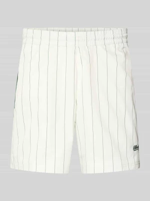 Szorty z wzór w paski i elastycznym pasem BLKVIS