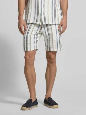 Szorty z wzorem w paski i tunelem MCNEAL