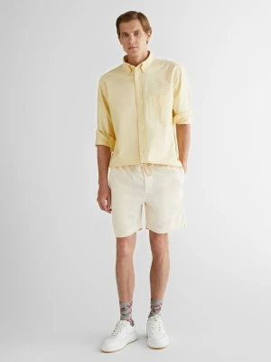 Szorty ze sznurkiem o regularnym kroju z efektem sprania GANT