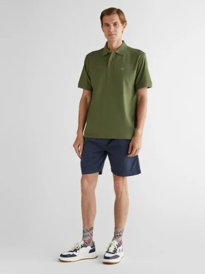 Szorty ze sznurkiem o regularnym kroju z efektem sprania GANT