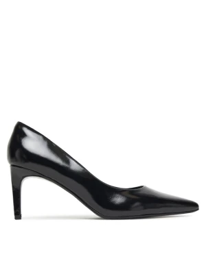 Szpilki Calvin Klein Ess Stiletto 70 Shiny Lth HW0HW02828 Czarny
