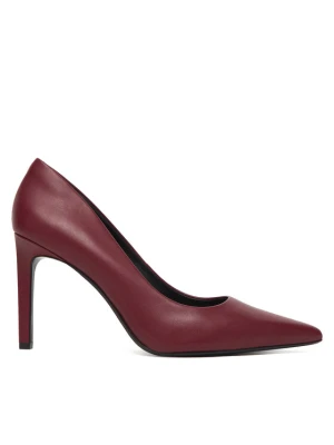 Szpilki Calvin Klein Ess Stiletto 90 HW0HW02608 Bordowy