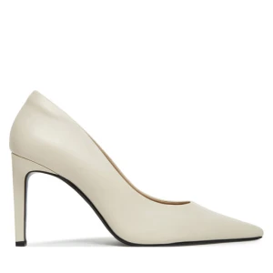 Szpilki Calvin Klein Pump 90 Pointy Hw Bar Lth HW0HW02527 Beżowy