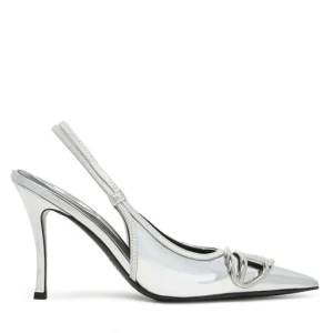 Szpilki Diesel Y02985 P1660 T9002 Srebrny