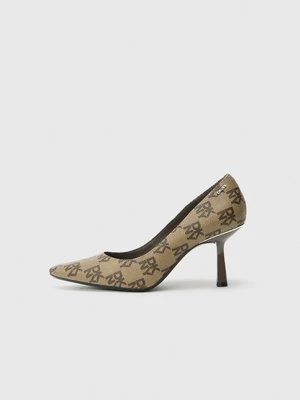 Szpilki DKNY taupe