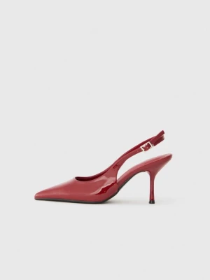 Szpilki Even&Odd By Zalando ciemnoczerwony