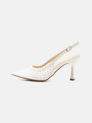 Szpilki Even&Odd Wide Fit By Zalando mleczny