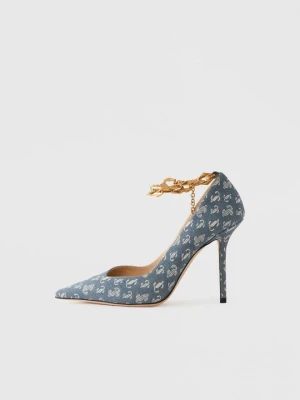 Szpilki Jimmy Choo jasnoniebieski denim