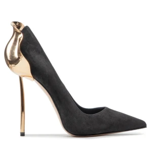 Szpilki Le Silla Deco Petalo 3110M100G3PPVEL212 Czarny