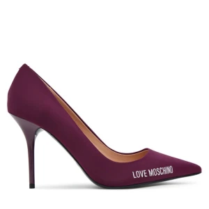 Szpilki LOVE MOSCHINO JA10299G1NIM055641 Bordowy