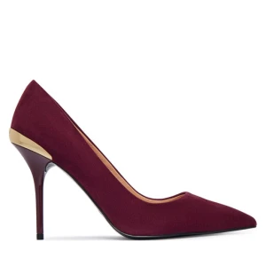 Szpilki LOVE MOSCHINO JA10459G0NJA0556 Bordowy