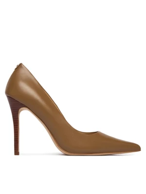 Szpilki MICHAEL Michael Kors Elyse High Pump 40R6EYHP1L Brązowy