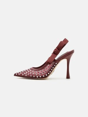 Szpilki Steve Madden ciemnoczerwony