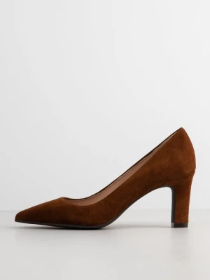 Szpilki Stuart Weitzman ciemnobrązowy