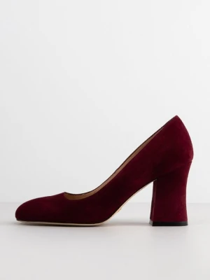 Szpilki Stuart Weitzman ciemnoczerwony