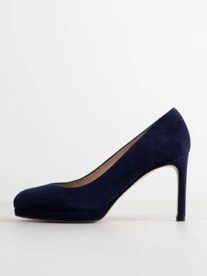 Szpilki Stuart Weitzman granatowy