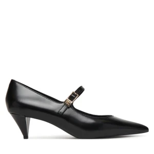 Szpilki Tommy Hilfiger Low Pump Abrasivato FW0FW09321 Czarny