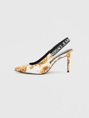 Szpilki Versace Jeans Couture biały