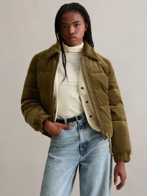 Sztruksowa kurtka puchowa o regularnym kroju Marc O'Polo