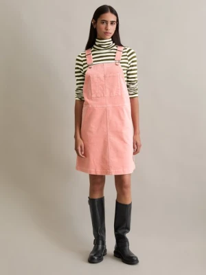 Sztruksowa sukienka ogrodniczka rozkloszowana Marc O'Polo