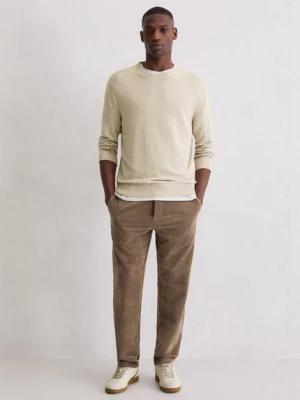 Sztruksowe spodnie dresowe DfC regular Marc O'Polo