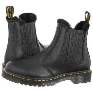 Sztyblety 2976 Leonore II Milled Nappa Black 41416001 (DR118-a) Dr. Martens
