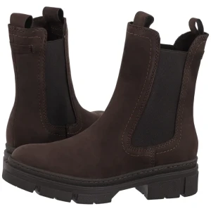 Sztyblety Brązowe 1-25901-41 3B2 Mocca Nubuc (TM499-b) Tamaris