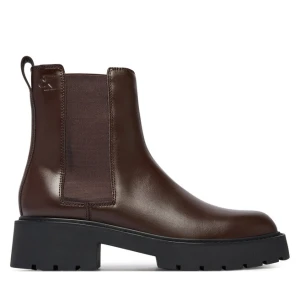 Sztyblety Calvin Klein Chunky Chelsea Boot Pol Lth HW0HW03267 Czarny