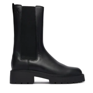 Sztyblety Calvin Klein Chunky High Chelsea YW0YW01909 Czarny