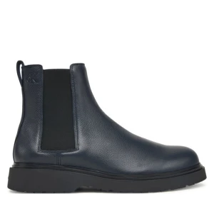 Sztyblety Calvin Klein Combat Ess Chelsea Boot Lth YM0YM01374 Granatowy